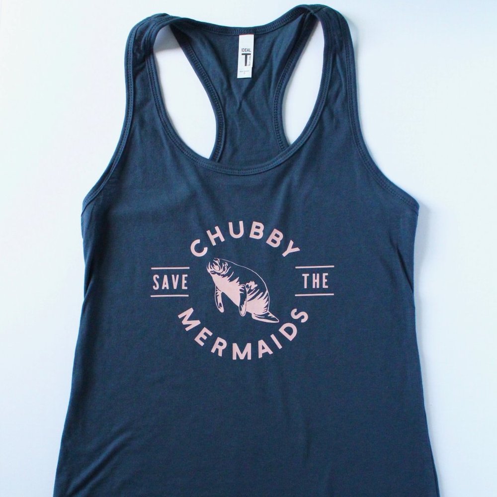 "Save the Chubby Mermaids" Tank Top